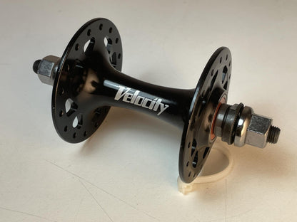 NOS Storage Worn Velocity Front Track Hub 32h x 100mm - Black 1