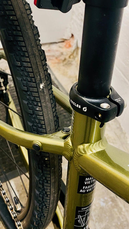 Salsa Confluence Drop Bar Apex 1 Electric Bike 700c Aluminum Avocado Green 49cm 12