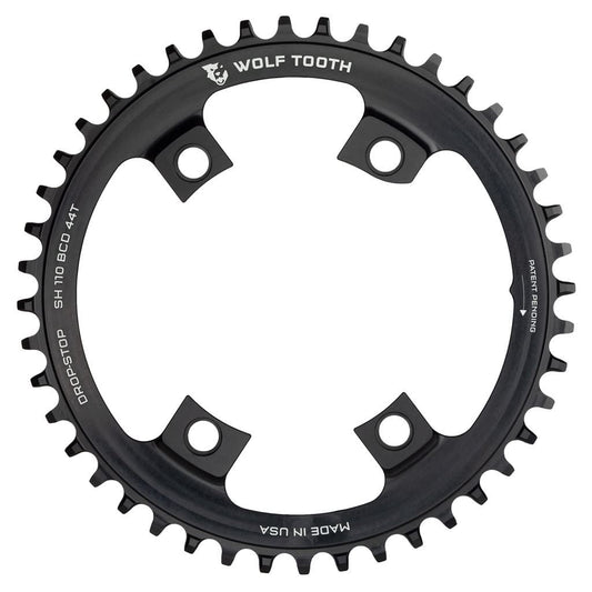 Wolf Tooth 110 BCD Asymmetric 4-Bolt for Shimano GRX Cranks (Drop-Stop B, 36t) 1