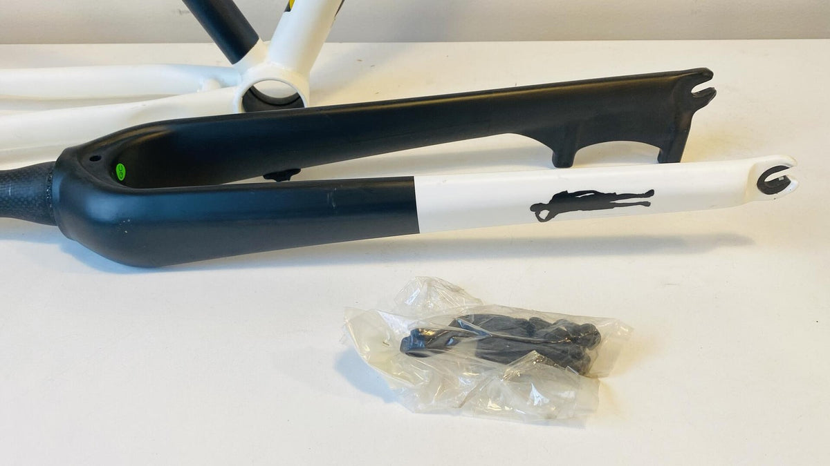 NOS Civilian Le Roi Le Veut D'Lux 57cm Frame Set Carbon Fork 4130 Steel USA MADE 2