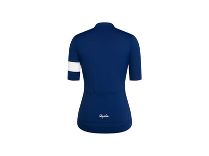 Rapha Core Women's Lightweight Cycling Jersey XL Navy/White 2