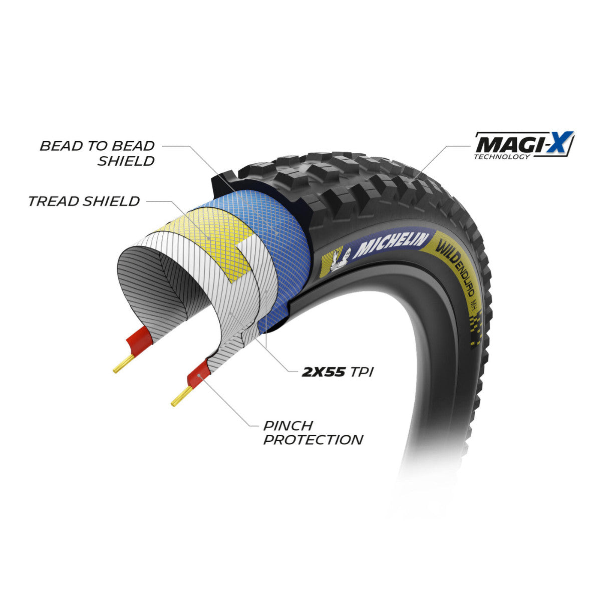 Michelin Wild Enduro MH Racing 29x2.50 Tubeless Ready Folding Mountain Tire 6