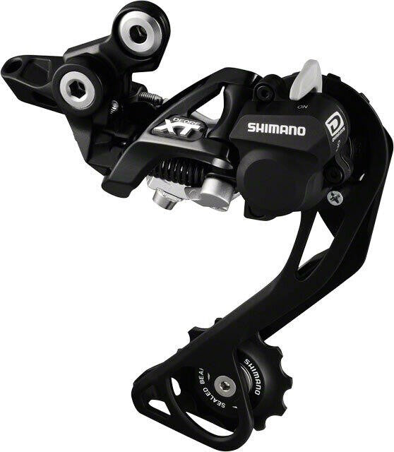 Shimano XT M786-SGS 10-Speed Long Cage Shadow Plus Rear Derailleur Black 1