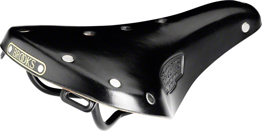 Brooks B17 Standard Saddle - Steel, Black, Women's 1
