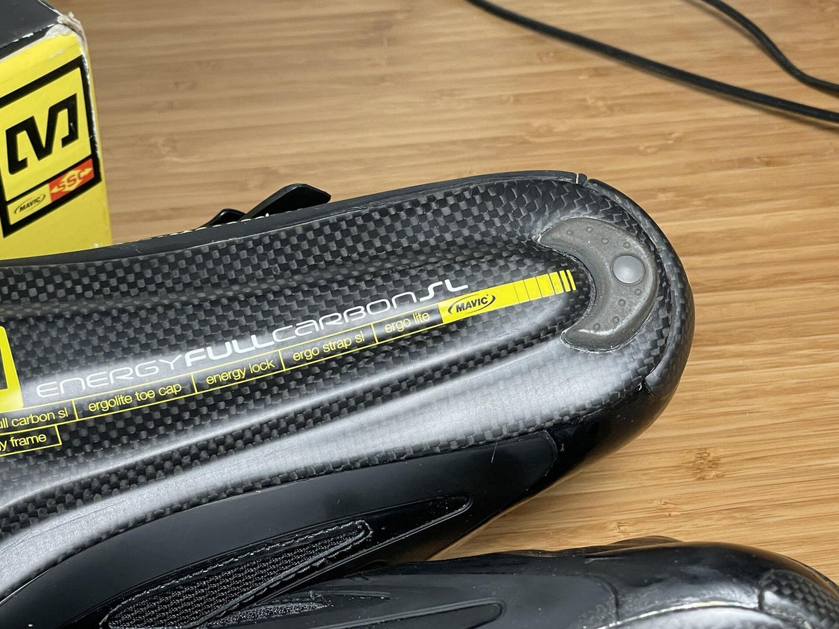 NOS Mavic SSC Zxellium Ultimate Road Bike Shoes 12.5 US 47-1/3 EU - BLACK 7