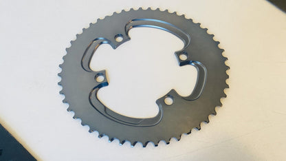 absoluteBLACK Winter Oval Road 110bcd 4-bolt Chainring 50t - Black 2