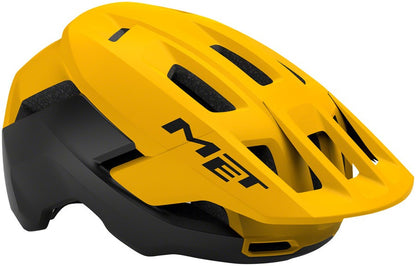 MET Terrae Mips Mountain Helmet Burned Yellow Matte Medium with Visor 1