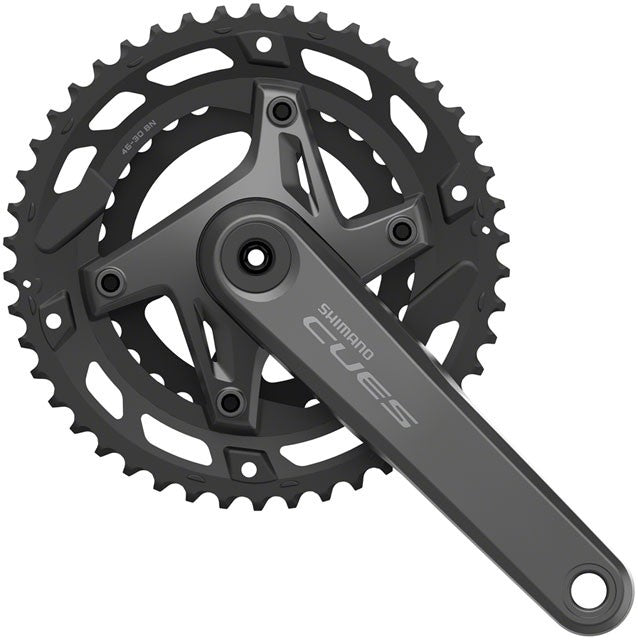 Shimano CUES FC-U6000-2 / 2B Crankset - 170/175mm, 36/22t or 46/30t 5