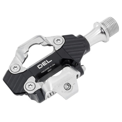 Wolf Tooth DEL Gravel Race Clipless Pedals Alloy, 9/16", Black, for Shimano SPD 1