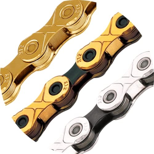 KMC X12 12-Speed High-Performance Bicycle Chain, TI Gold 7