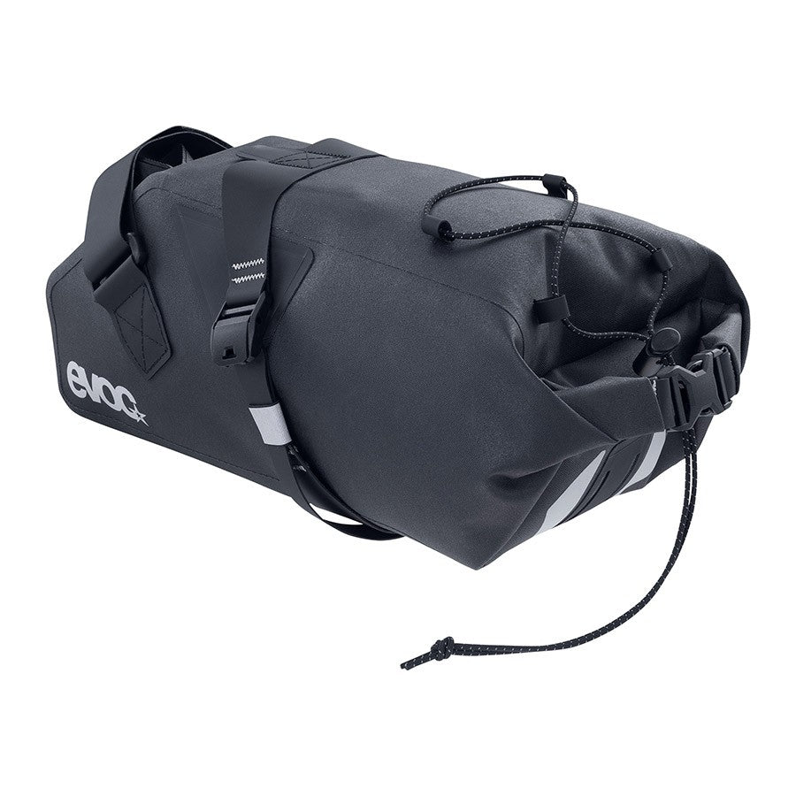 EVOC Seat Pack Ultra WP 4L Waterproof Black Seat Bag with Strap Mount 2