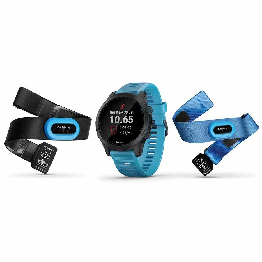 Garmin Forerunner 945 GPS Music Smartwatch Heart Rate Monitor Bundle Blue 1