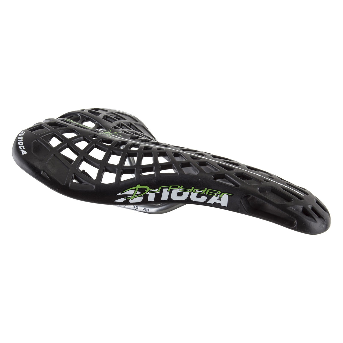 Tioga D-Spyder BMX Seat - Chromoly, Black 1