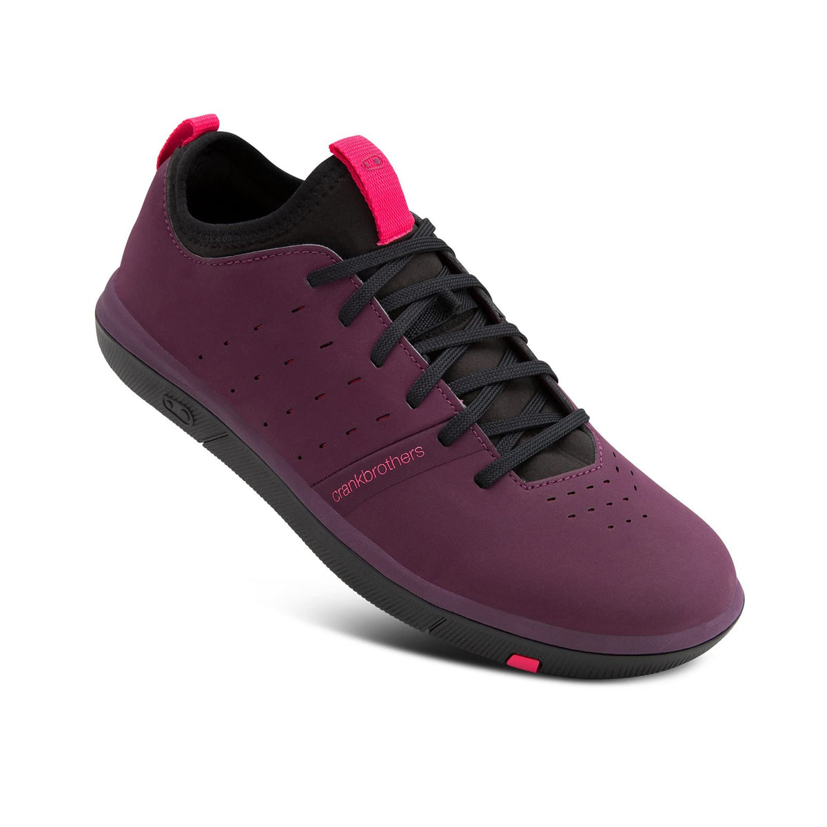 Crank Brothers Mountain Shoes STAMP STREET LACE PURPLE / PINK - BLACK OUTSOLE 1
