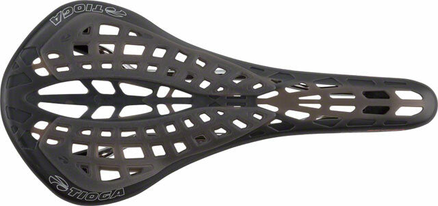 Tioga Spyder Stratum Saddle Chromoly Rails Black/Black Smoke Cover 2