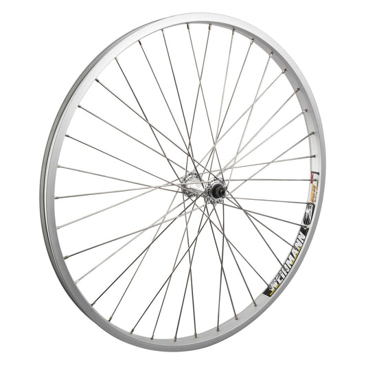 Wheel Master 26" Front MTB Wheel WEI DM30 Double Wall QR 100mm Rim Brake Silver 1