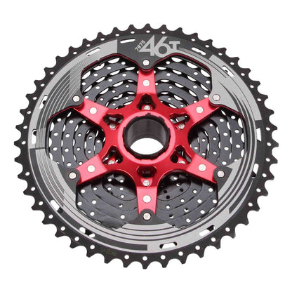 Sunrace CS-MX 11s 11-46t Cassette 11-Speed Wide Ratio Black/Red 2