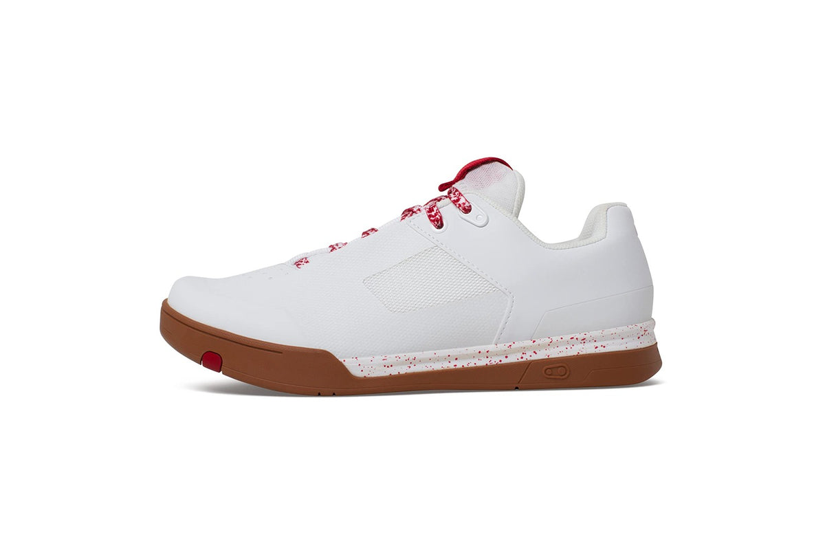 Crank Brothers Mountain Shoes MALLET LACE WHITE / RED - GUM OUTSOLE SPLATTER 3