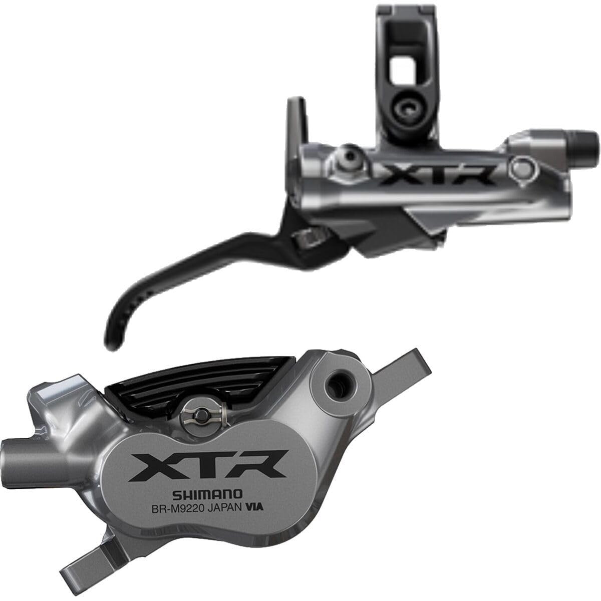Shimano XTR M9220 Enduro Disc Brake and Lever - Right/Rear Post Mount 4-Piston 1