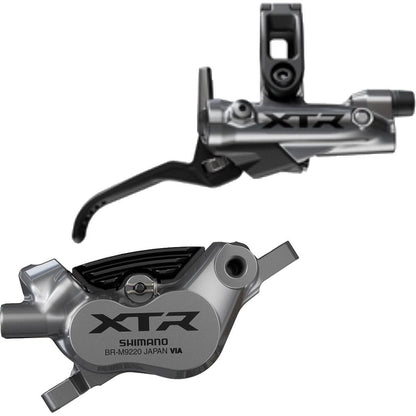 Shimano XTR M9220 Enduro Disc Brake and Lever - Right/Rear Post Mount 4-Piston 1