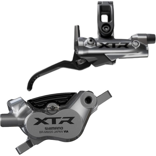 Shimano XTR M9220 Enduro Disc Brake and Lever - Right/Rear Post Mount 4-Piston 1