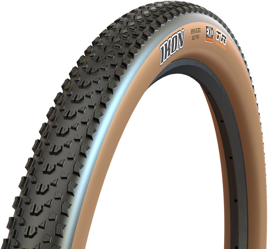 Maxxis Ikon Tire Tubeless Folding Black/Dark Tan EXO Casing 27.5 x 2.20 1