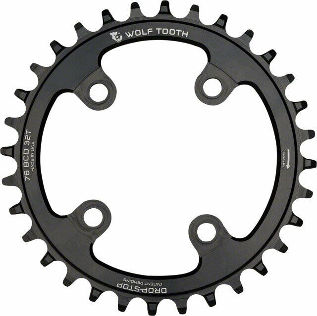 Wolf Tooth Components Drop-Stop Chainring 32T x 76 1