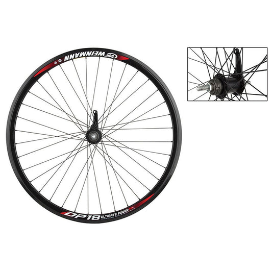 Weinmann DP18 700c Rear Coaster Wheel Black 36h Shimano E110 Urban Road Commuter 1