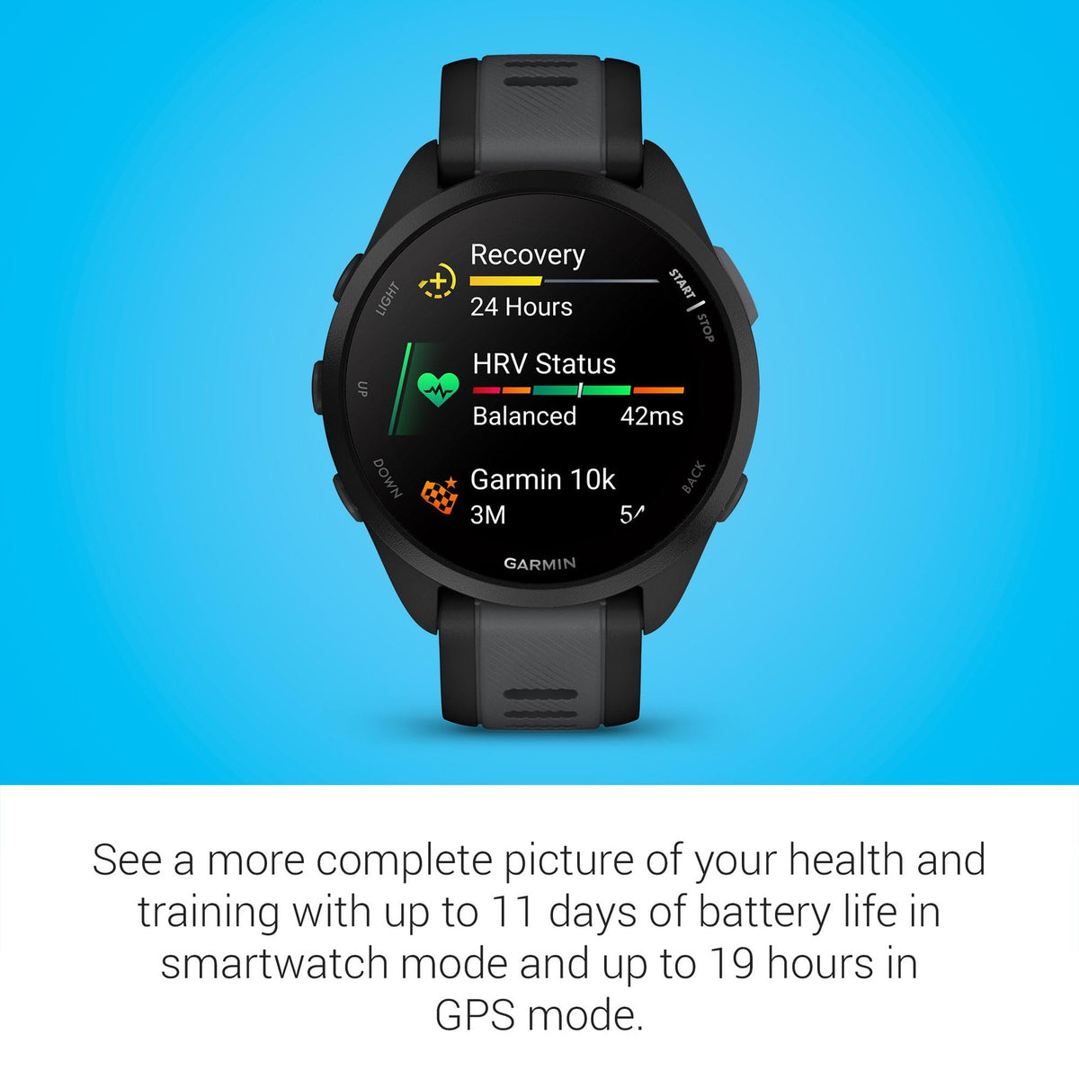 Garmin Forerunner 165 Running Smartwatch Black AMOLED Training Insights 5