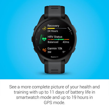 Garmin Forerunner 165 Running Smartwatch Black AMOLED Training Insights 5