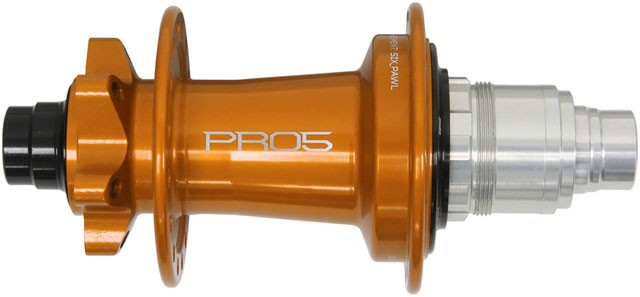 Hope Pro 5 Rear Hub - 12 x 148mm, 6-Bolt, XD, Orange, 28H 1