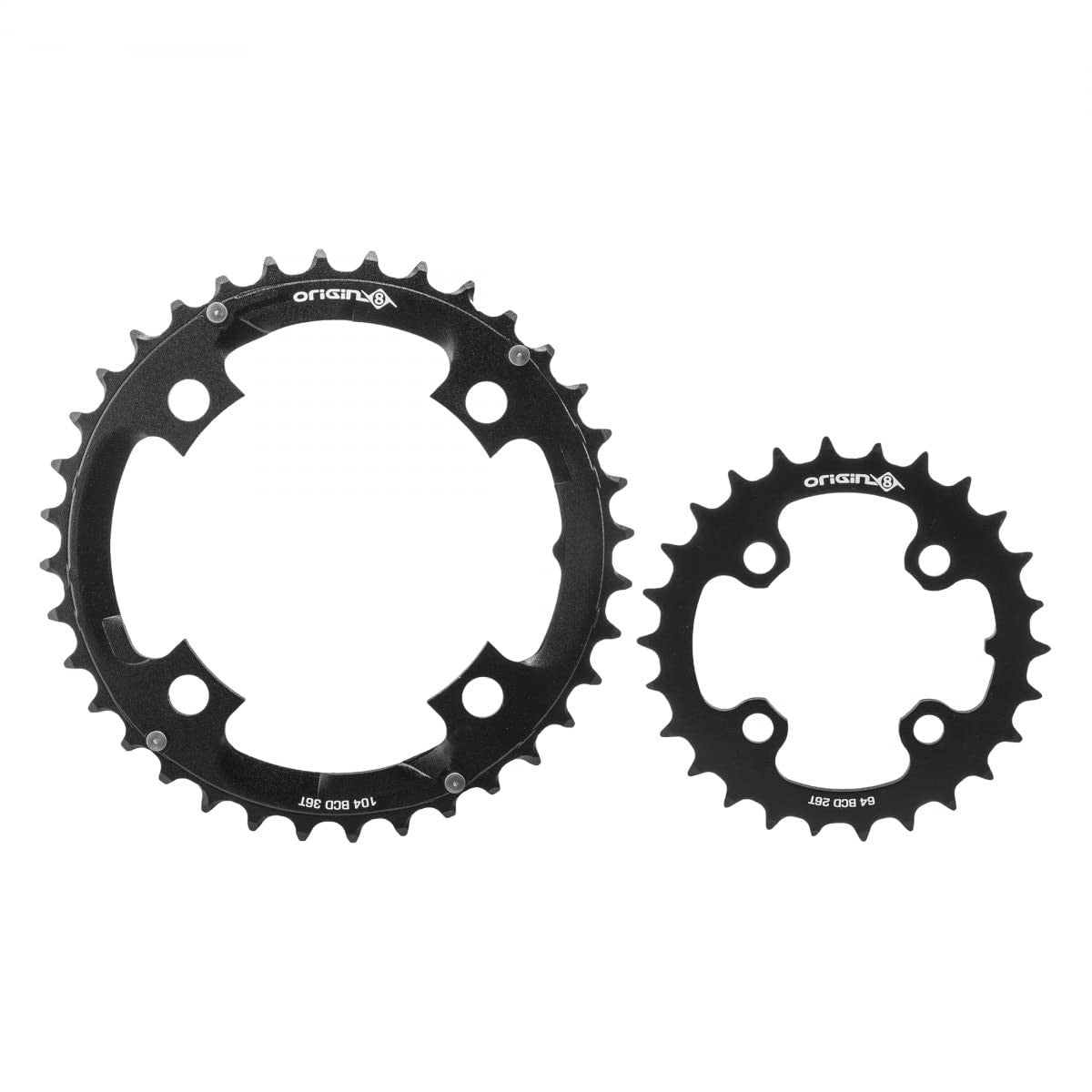 Origin8 Chainring Thruster 64/104Mm 26/36T 10/11S 4B Set Bk - 239AA 1