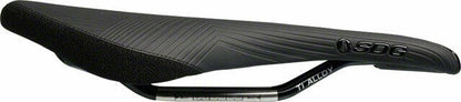 SDG Duster P MTN Saddle Ti-Alloy Rails Black Microfiber Top with Black Aramid 1