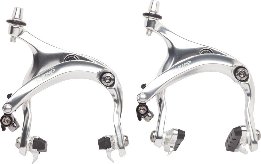 Tektro R559 Long Reach Road Calipers 55-73mm Nutted Mounting Bolts, Silver 1