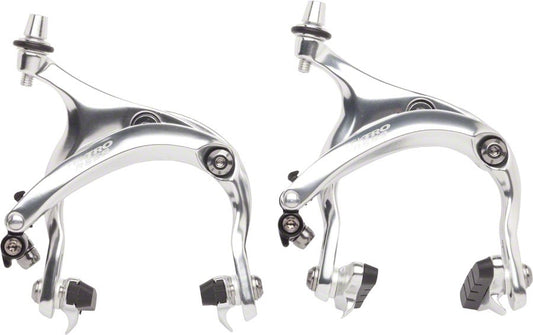 Tektro R559 Long Reach Road Calipers 55-73mm Nutted Mounting Bolts, Silver 1