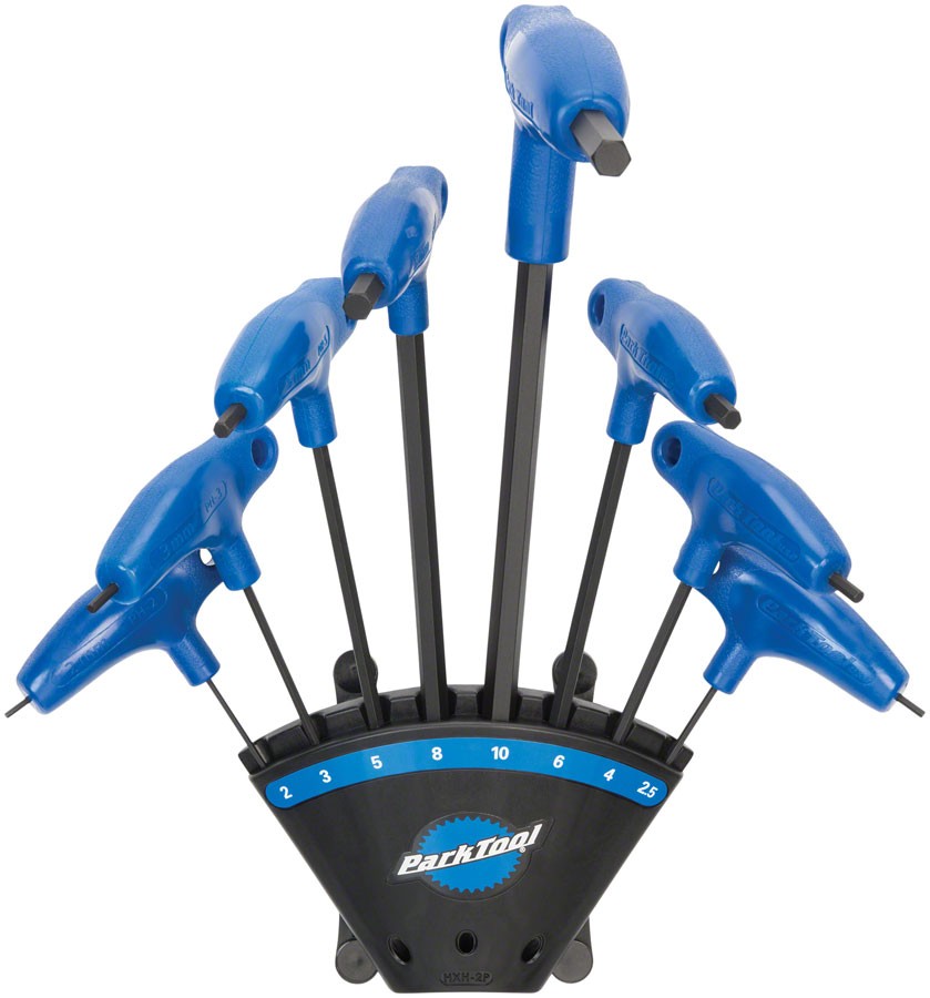 Park Tool PH-1.2 P-Handle Hex Wrench Set One size Blue/Black 1