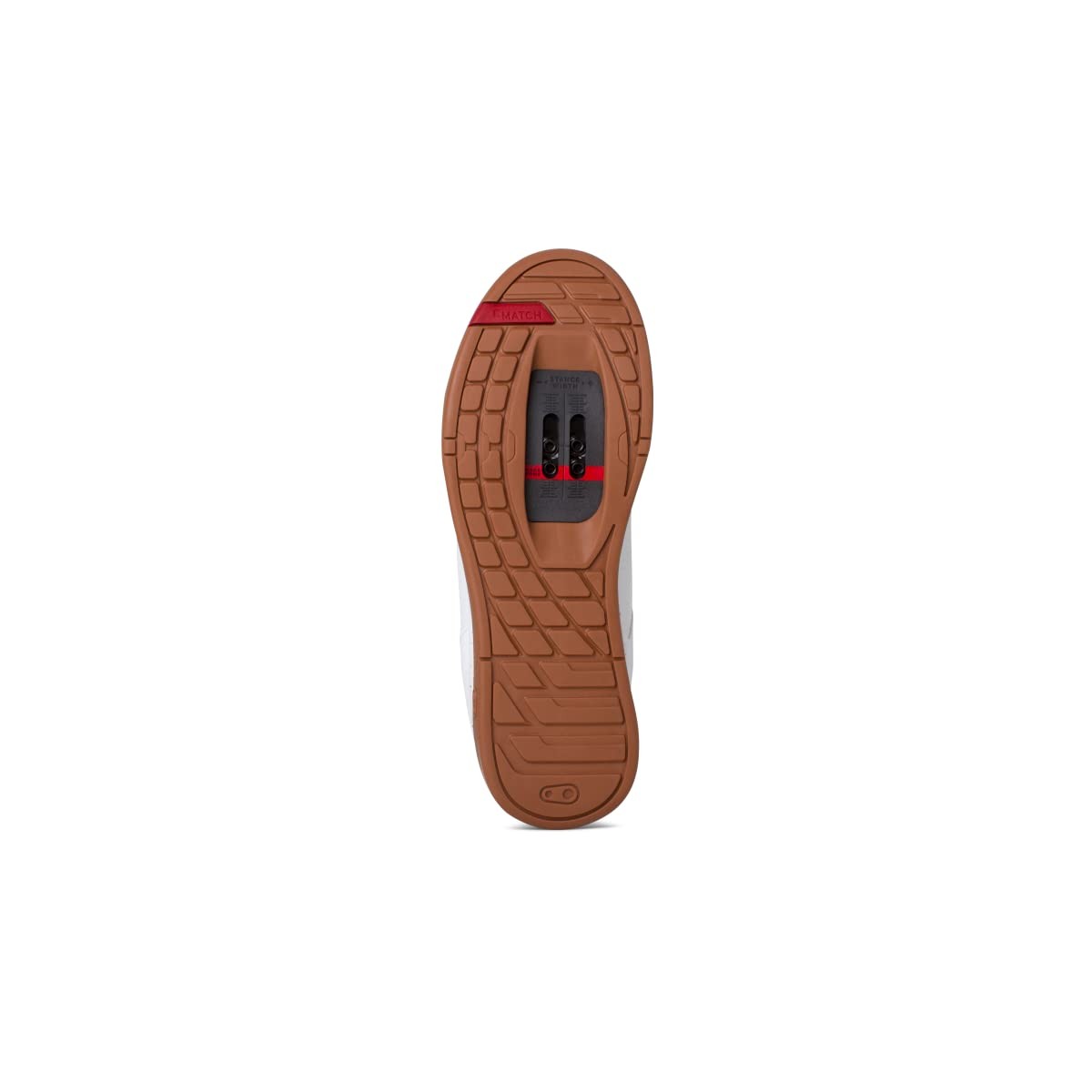Crank Brothers Mountain Shoes MALLET LACE WHITE / RED - GUM OUTSOLE SPLATTER 6.0 4
