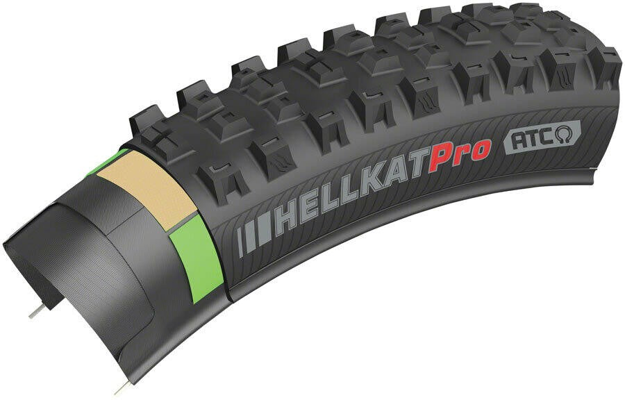Kenda Hellkat Tire - 29 x 2.4 Tubeless Folding Black 1