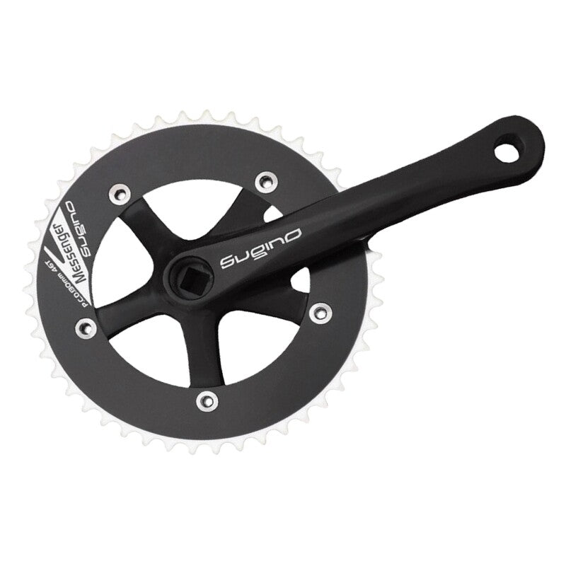 Sugino RD-2 Messenger Track Crankset 165mm 46T Black Fixed Gear Single Speed 1