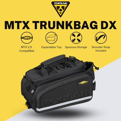 Topeak MTX 2.0 TrunkBag DX with QuickTrack System 2