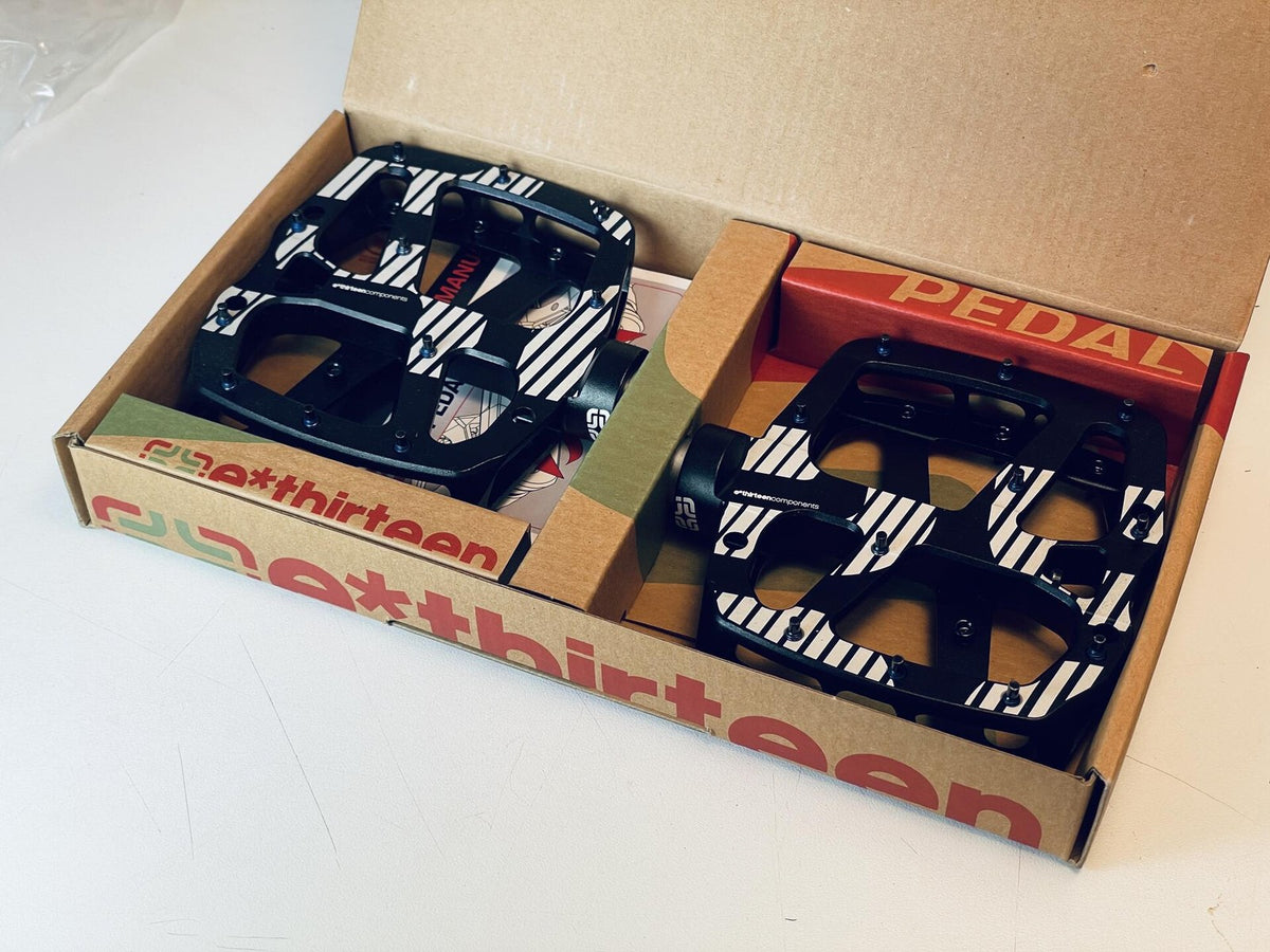 NOS e*thirteen Plus Platform Pedals EV1120 Aluminum Body - Black - New In Box 1