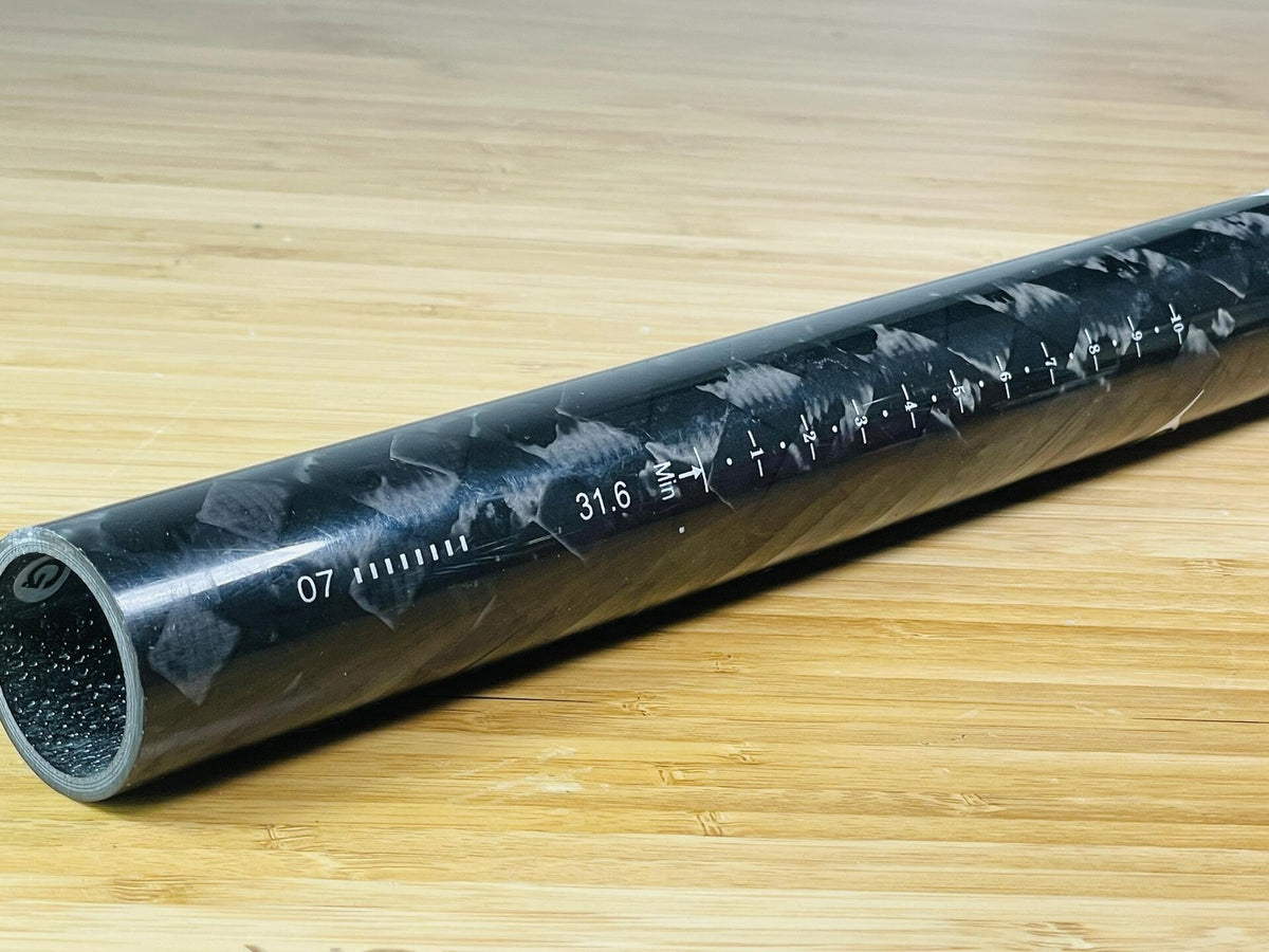 NOS Storage-Worn Origin8 Original Carbon Seatpost 31.6mm x 280mm 5
