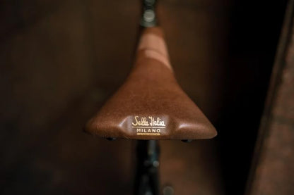 Selle Italia Flite Bullitt Leather Saddle, L1 IDmatch, Ti 316 Rails, Brown 4