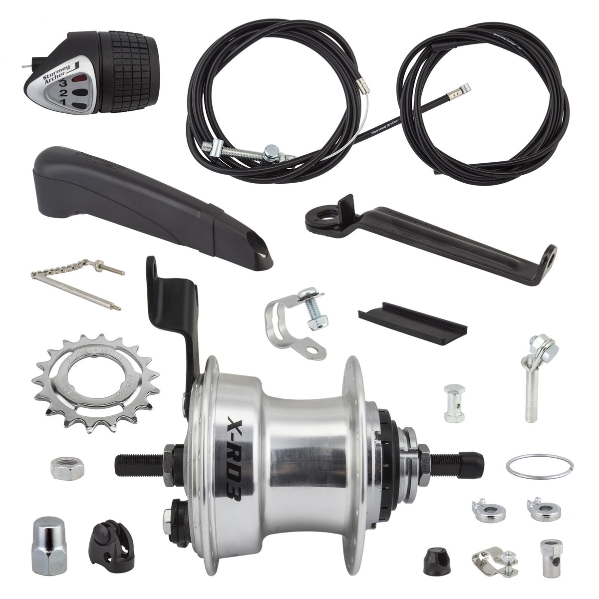 Sturmey Archer S30 X-RD3 3-Speed Drum Brake Hub 1
