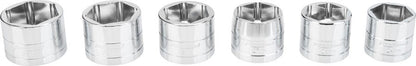 Park Tool SKT-6 Flat-Faced Socket Set One size Silver 1