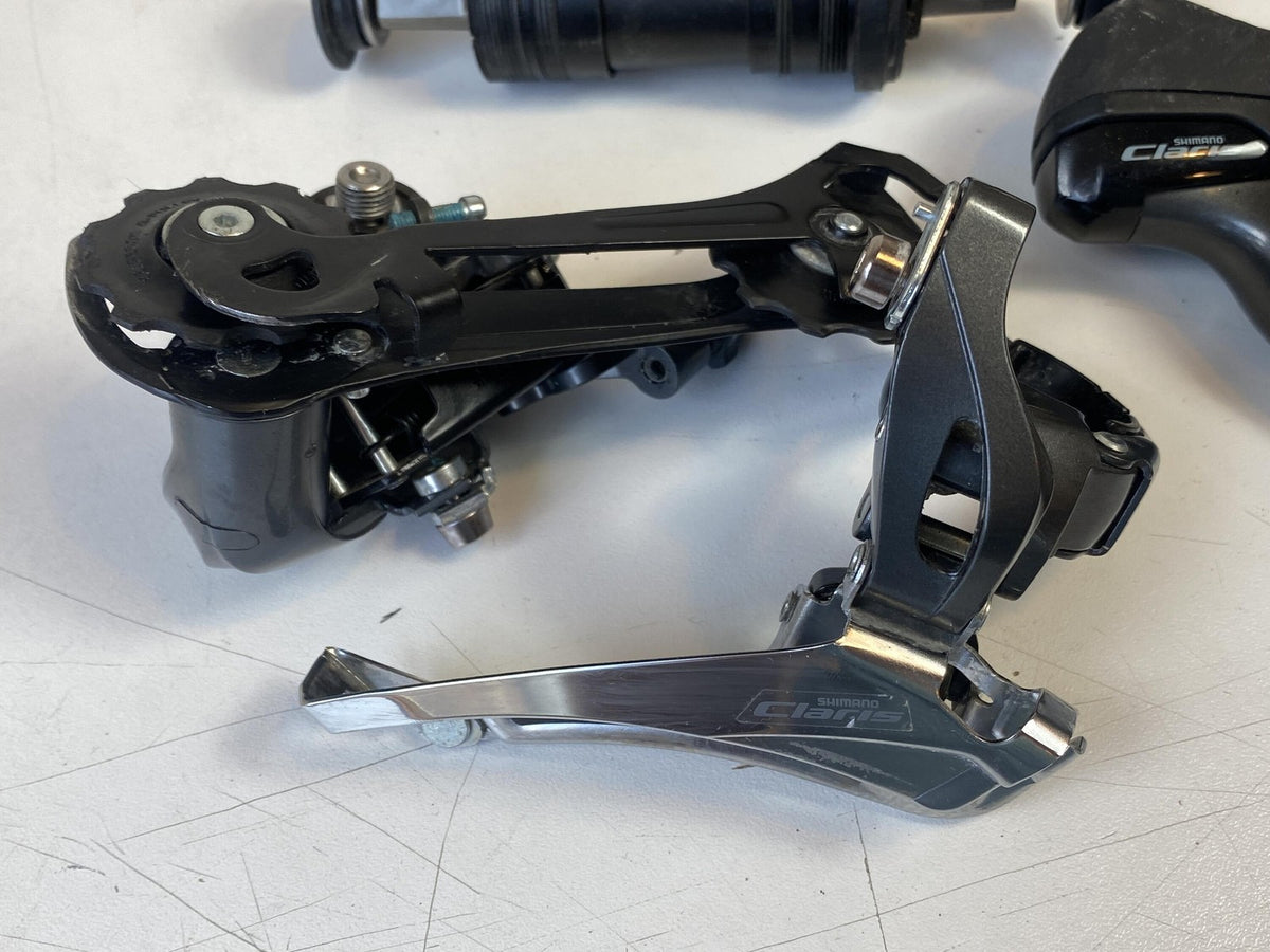 Used Shimano Claris R2000 2x8 Speed Mini Groupset 48/30t 9