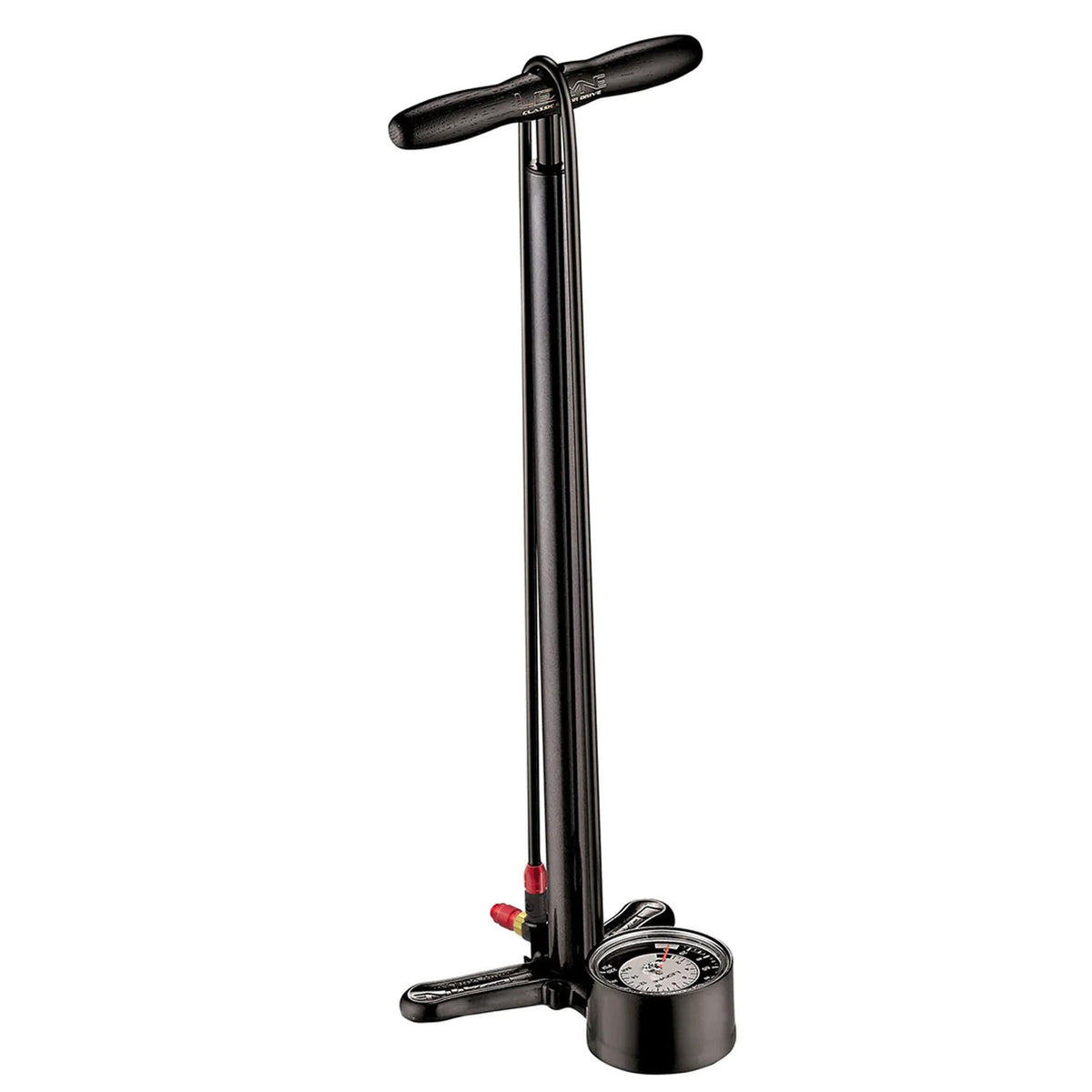 Lezyne Classic Floor Pump Black Aluminum 220 PSI Presta Schrader Gauge 1