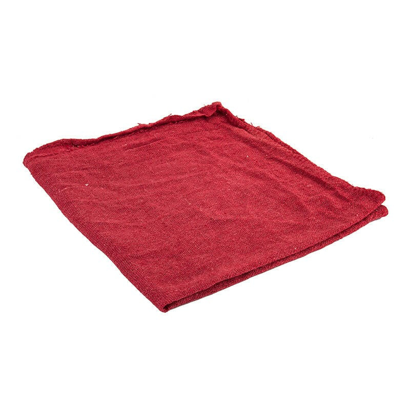 Sunlite Red Shop Towels Cleaning Cloth Red Cotton Pkof50 1