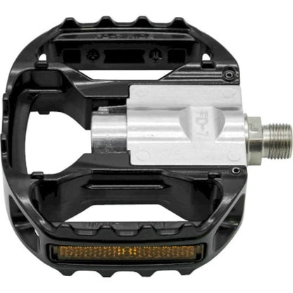 MKS Japan FD-7 Wide Folding Platform Pedals, 9/16", Black 3