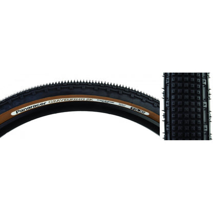 Panaracer GravelKing SK 650B x 53mm Folding Bead, Tubeless Ready, Black/Brown 2